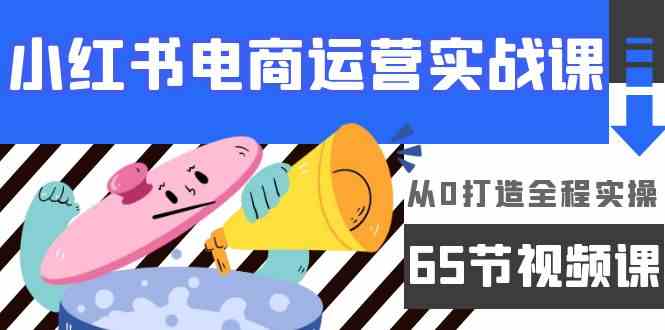 （9724期）小红书电商运营实战课，​从0打造全程实操（65节视频课）-网创汇