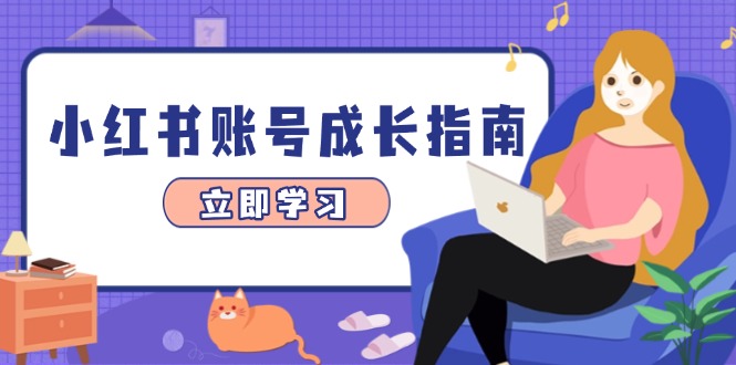 小红书账号成长指南，爆款选题+精准定位+数据分析，系统提升账号变现能力-网创汇