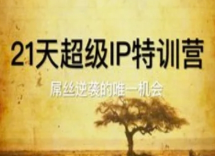 21天超级IP特训营，屌丝逆袭的唯一机会-网创汇
