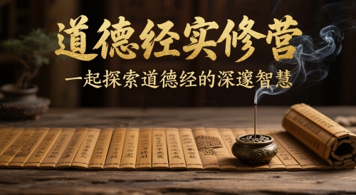 道德经实修营，一起探索道德经的深邃智慧-网创汇