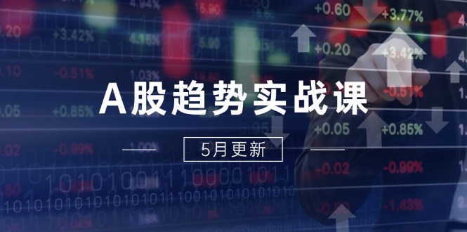 A股趋势实战课：主力动向+政策红利，2025全年策略5月更新-网创汇