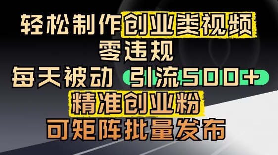 抖音引流创业粉，几分钟一个视频，非常暴力，小白直接可上手操作-网创汇