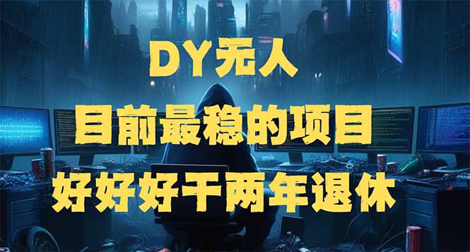 （14263期）DY无人，目前最稳的项目，矩阵放大边旅游边赚钱，好好好干两年退休-网创汇